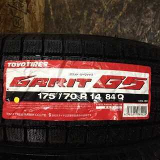 新品 TOYO GARIT G5 175/70R14 14インチ スタッドレス 4本 2015年製 フィット カローラアクシオ シエンタ等 (VTB203) クレジットカード QR決済可能