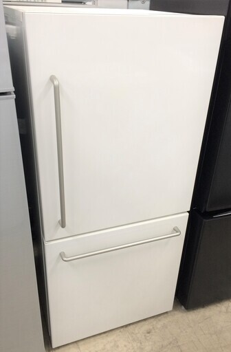 J312 2か月保証付き！ 無印良品 2ドア 冷凍冷蔵庫 深澤直人 デザイン ホワイト MJ-R16A 形 157L 2016年製 クリーニング 動作確認済み