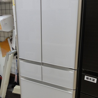 HITACHI/日立 6ドア冷蔵庫 430L R-XG4300H 2017年製 ホワイト 