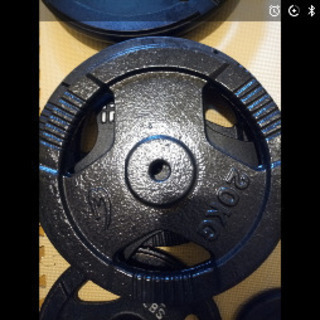 バーベル アイアンプレート＆シャフト 157.5kgセット