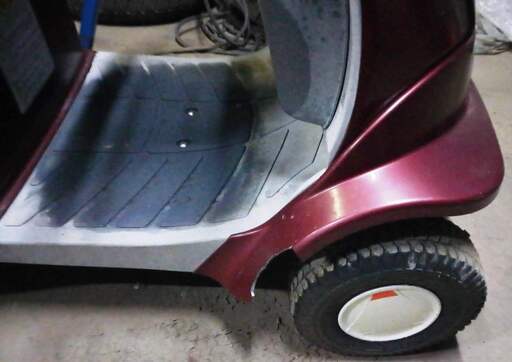 アテックス セニアカー シルバーカー SBT40 赤/レッド 不動 現状渡し