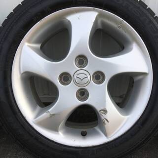 ◇DYデミオ◇純正アルミ◇スタッドレス◇ナンカン◇185/55R15 