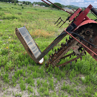 長いも　長芋　掘る機械　トレンチャー　収穫機械 中古品