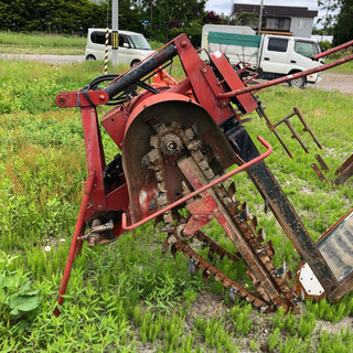 長いも　長芋　掘る機械　トレンチャー　収穫機械 中古品