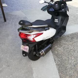 原付き2種 125cc キムコ ダウンタウン125i SHOEIヘルメット付き