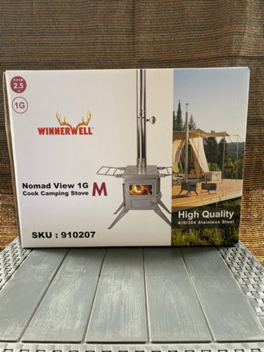 新品・未開封】ウィンナーウェル ノマドビュー薪ストーブＭサイズ ...
