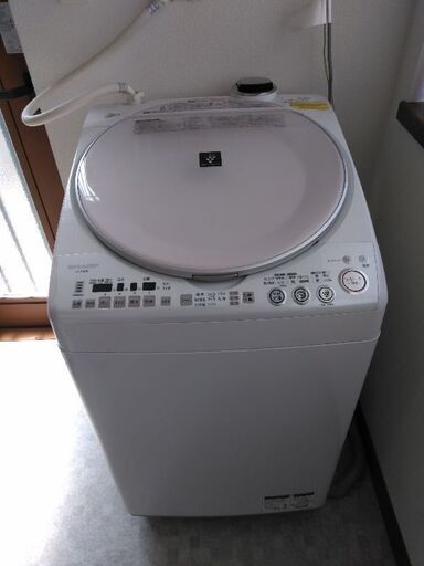 洗乾機能　プラズマクラスター付　洗濯機