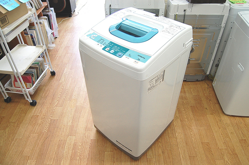 洗濯機 5.0kg 2013年製 日立 NW-5SR 全自動洗濯機 札幌市 清田区 平岡