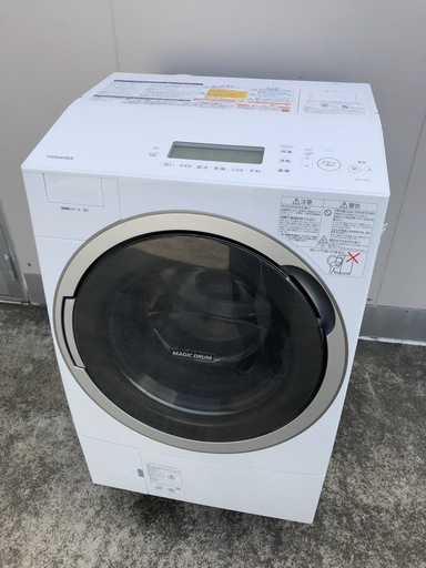 【管理KRS206】TOSHIBA 2017年 TW-117V5L 11.0kg / 7.0kg ドラム式洗濯乾燥機 マジックドラム
