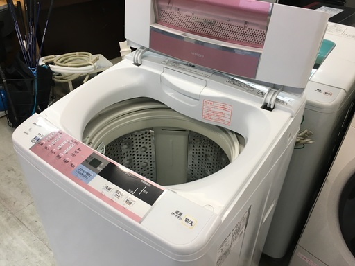 日立8.0K洗濯機2015年製！！　DDモーター新品交換！！　分解クリーニング済み！！！