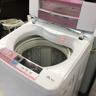 日立8.0K洗濯機2015年製！！　DDモーター新品交換！！　分...