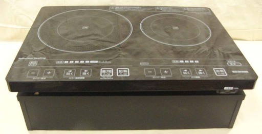 20C0030 5 IRIS OHYAMA アイリスオーヤマ IHクッキングヒーター EIH1370-B 2014年製 IH専用設置スタンド付属 中古品 動作確認済み