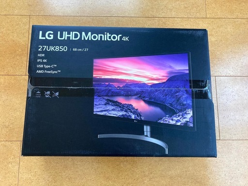 LG 4K IPSモニタ 27インチ USB-C対応 27UK850