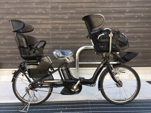 地域限定　ブリヂストン　アンジェリーノミニ　新基準　三人乗り　子供乗せ　22インチ　ギュット　キッス　神戸市　電動自転車
