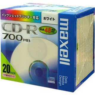 maxell データ用 CD-R 700MB 48倍速対応　合計34枚