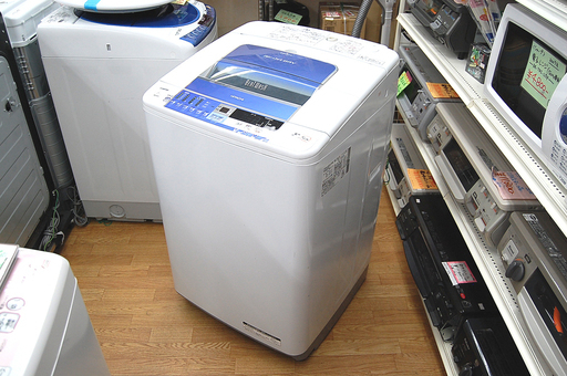 洗濯機 8.0kg 2014年製 日立 ビートウォッシュ BW-8SV HITACHI 全自動