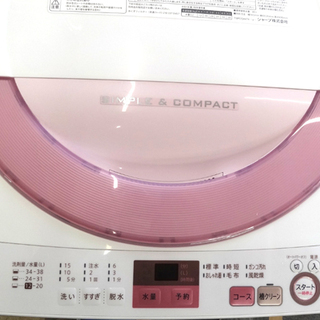 生活家電 洗濯機 6.0kg 2016年製 シャープ ES-GE6A-P SHARP 札幌市