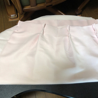 【取引中】ピンク、ストライプ　100×110  2枚　ニトリカーテン