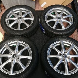 新品未使用、尚且つホイールバランス調整済みアルミホイールセット組タイヤ
