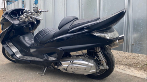 ヤマハ　グランドマジェスティ250　チョイカスタム　実働中古美車　タイヤ前後バリ山　自賠責付き　社外マフラー　ナンバー登録書類有 ヤマハ グランドマジェスティ】カスタム車両！ ヤマハ グランド