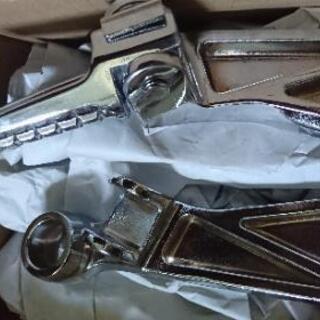 ZRX400 後期用ステッププレート(メッキ)