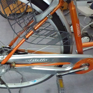 その他 ママチャリ 27インチ 3段切り替え 鍵付き 自転車 オレンジ 
