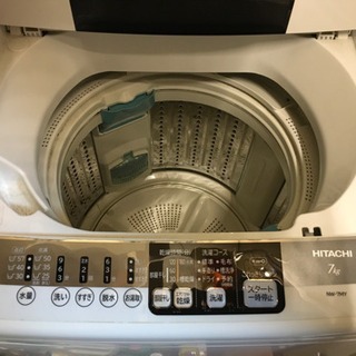 HITACHI  洗濯機　白い約束　7kg