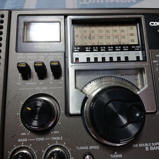 《売却済》【BCLラジオ】 National (Panasonic) COUGAR RF-2200 名機! FM/中波/短波 ラジオ VINTAGE 昭和 家電 レトロ