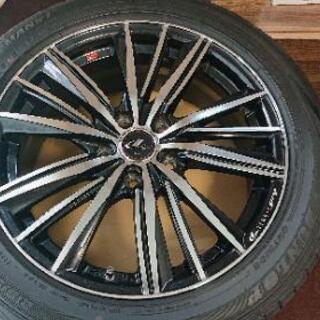 車のパーツ 最終値下げ 215/50R17 weds レオニスFY ダンロップ ル・マンⅤ