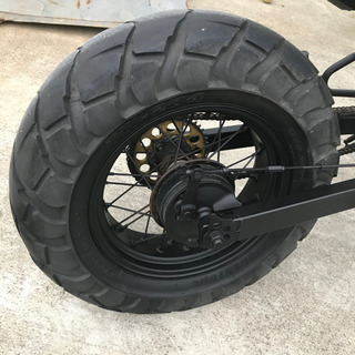 宮城県仙台市！ TW200 2JL スカチューン ロンスイ ミリタリーカラー コヨーテブラウン マットブラック カスタム トラッカー