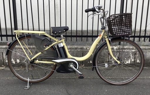 ＜動作・美品＞ヤマハ PAS・ナチュラM・26インチ・電動アシスト自転車・ 内装3段変速