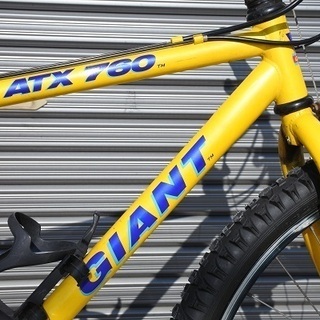 人気の【リジッド】クロモリMTB！【GIANT】ジャイアント ATX760 タイヤ・チューブ・サドル・グリップ新品交換済み