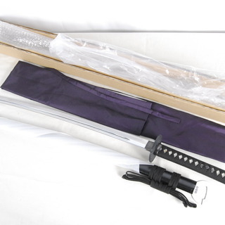 2555 未使用 居合刀 桜花 模造刀 日本刀 透かし鍔 梅 桜 全長107cm