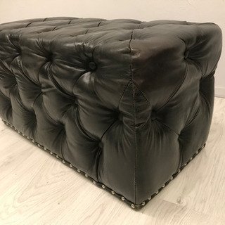 【中古HALO2点セット】コーヒーテーブル×オットマン