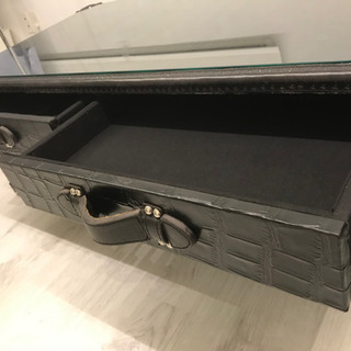 【中古HALO2点セット】コーヒーテーブル×オットマン