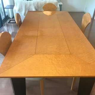 IDC大塚　松創バーズアイメープル　ダイニングテーブル