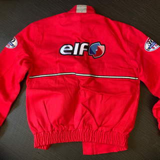 希少　elf エルフ レッドバロン 300店舗記念 バイクジャケット　M elf エルフ バイクジャケット レッドバロン 300店舗 記念
