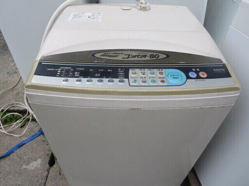 SANYO洗濯機8キロ　ASW-D80P