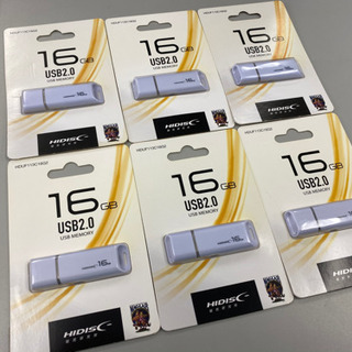 【新品未開封】HIDIS 16GB USB2.0 USB MEM...