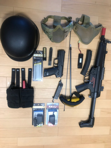 東京マルイMP5-J、HK USP-40