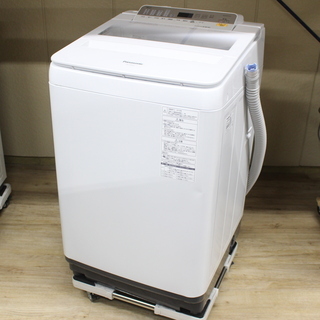 R337)【高年式】パナソニック Panasonic 全自動洗濯機 NA-FA80H5 洗濯