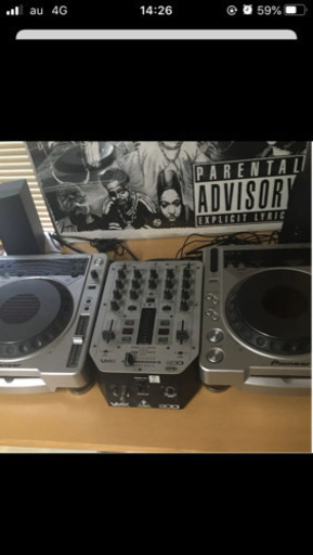 Pioneer CDJ-800MK2 と BEHRINGER mixer セット