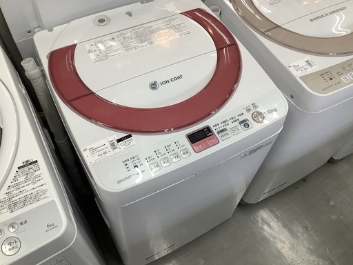 簡易乾燥機能付洗濯機　7.0kg ES-KS70N-P SHARP 2014年製　北浦和駅から徒歩10分！ﾄﾚﾌｧｸ浦和店