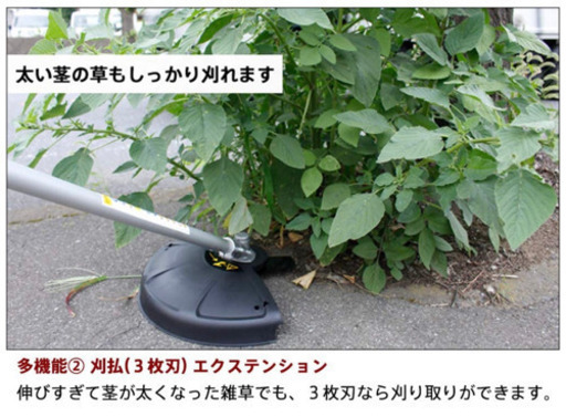 草刈り　剪定　ハイガー産業　HG-900WETE 電動多機能園芸機