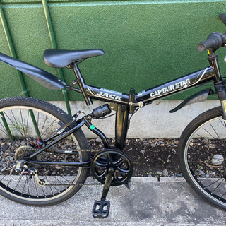 🌈点検整備OK🌈便利な折りたたみ★CAPTAINSTAG★マウンテンバイク　自転車🚚無料配送🚚