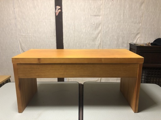 木製ベンチチェスト スツール 椅子 2台目