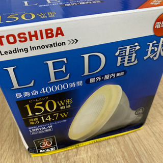 TOSHIBA　LED電球　イーコア　LDR15L-W　未使用品...