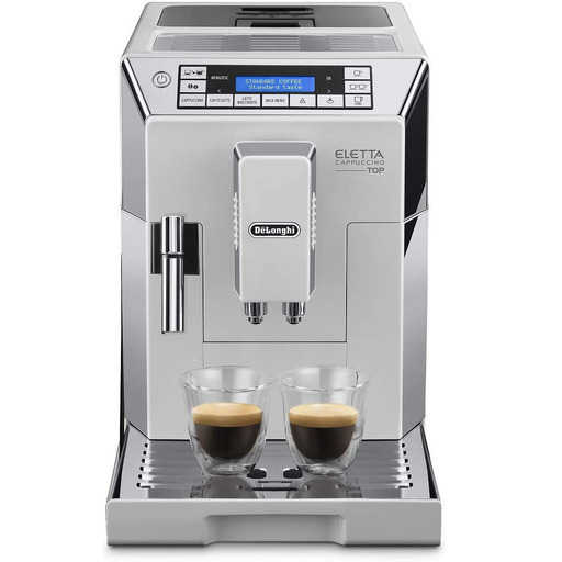 新品未開封 デロンギ DeLonghi  全自動コーヒーマシン エレッタカプチーノトップ ECAM45760W(イタリアモデル) 変圧器付