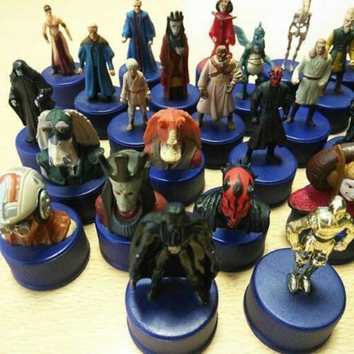 ペプシコーラスターウォーズボトルキャップコレクション大量 ノンノン 放出のフィギュアの中古あげます 譲ります ジモティーで不用品の処分