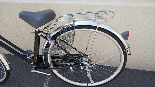 受け渡し済【美品】自転車 ノーパンクタイヤ 内装3段変速 オートライト 